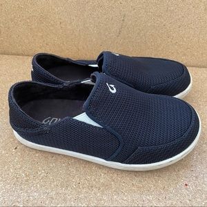 Olukai kids 13 fabric upper loafers shoes